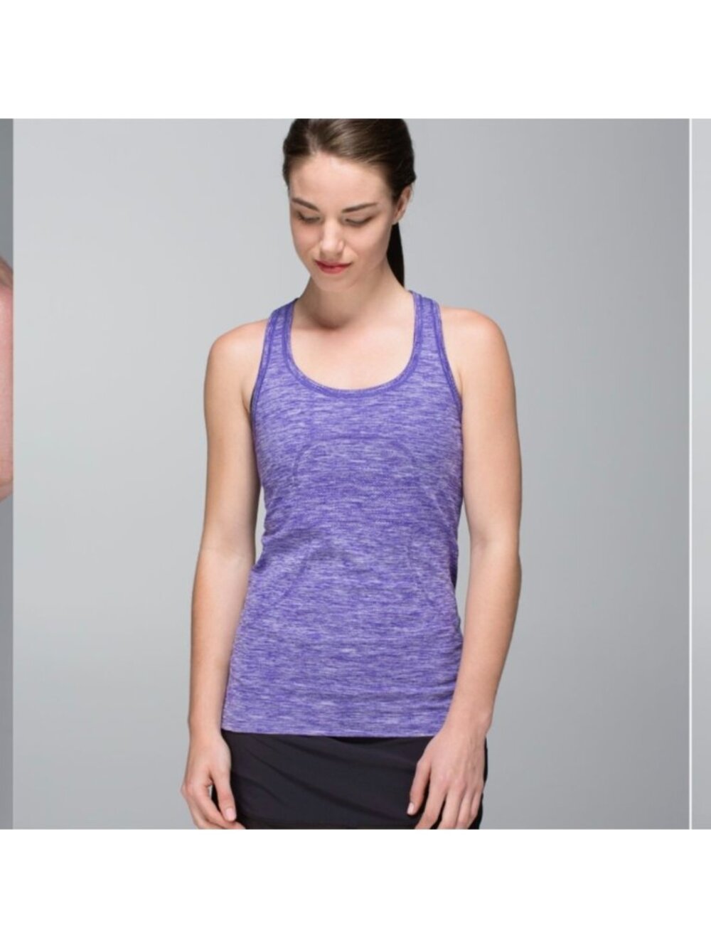 Lululemon Run: Swiftly Tech Racerback Heathered Bruised Berry